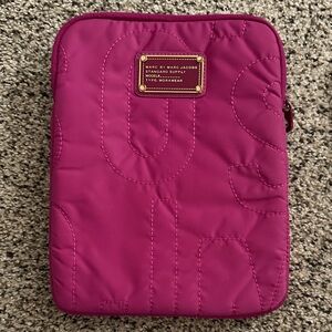 Marc by Marc Jacobs Magenta Quilted Tablet Case